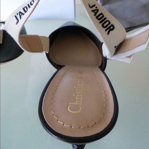 NIB Auth Christian Dior J'ADIOR SHOES Slingback w/dust bag 8-8.5 US/38.5 ITALY - Picture 7 of 10